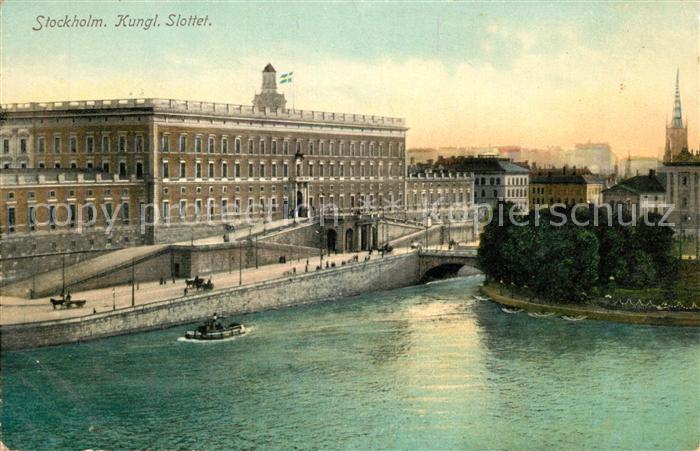 Stockholm Kungl Slottet Koenigliches Schloss