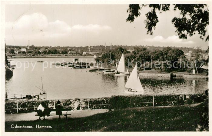 Oskarshamn Hamnen Hafen