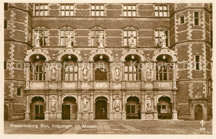 Frederiksborg Slot Indgangen till Museet Schloss Museum
