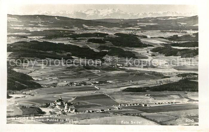 Schweden Pohled na Alpy Fliegeraufnahme