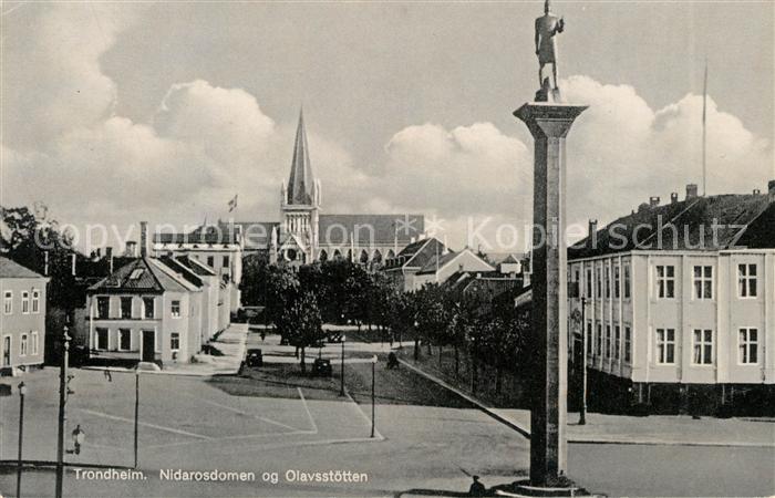 Trondheim Nidarosdomen og Olavsstoetten