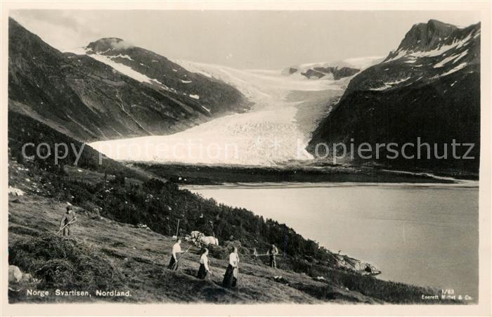Nordland Bergen Landschaftspanorama Gletscher
