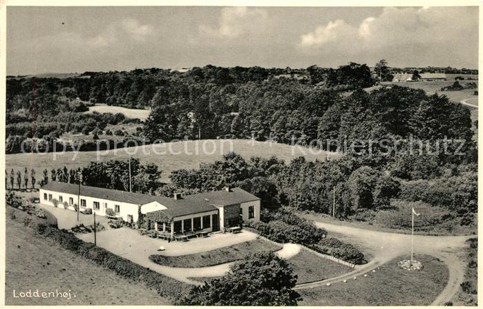 Loddenhoj Ferienanlage Restaurant Fliegeraufnahme