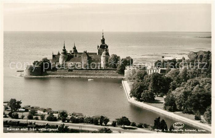 Kalmar Slott fran vattentornet