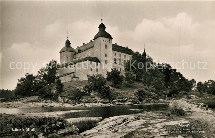 Norge Norwegen Laeckoe Slott