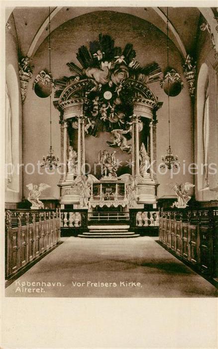 Kobenhavn Vor Freisers Kirke Alteret