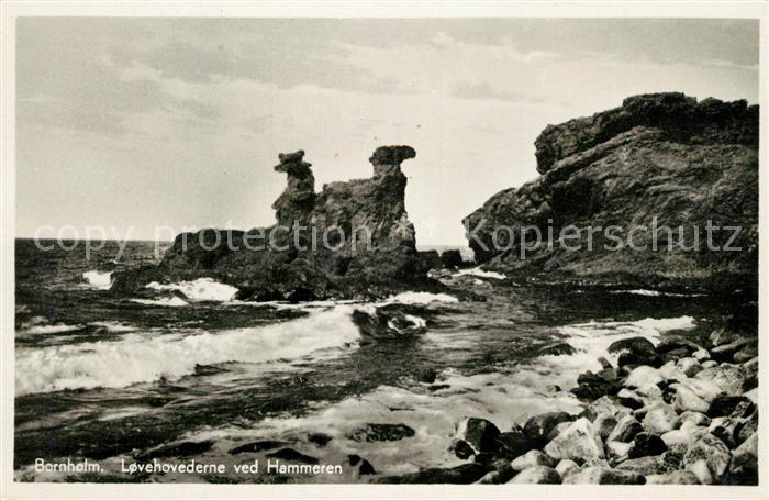 Bornholm Lovehovederne ved Hammeren