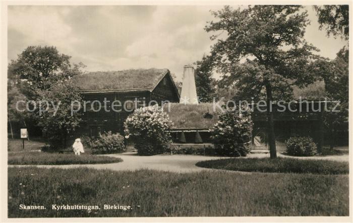 Skansen Stockholm Kyrkhultstugan Blekinge