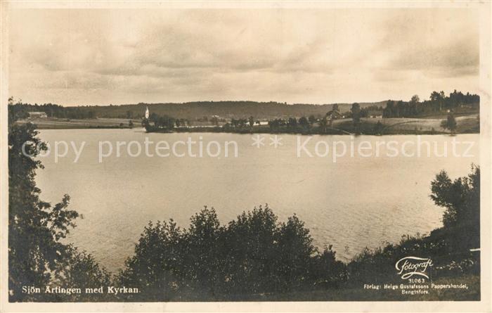 Bengtsfors Sjoen Artingen med Kyrkan