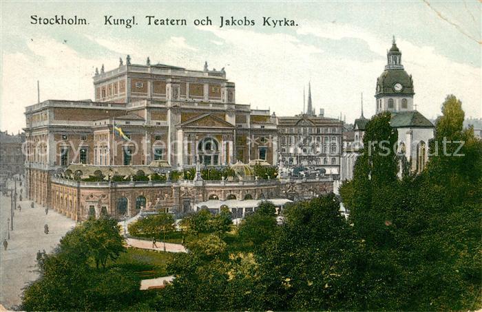 Stockholm Kungl Teatern och Jakobs Kyrka