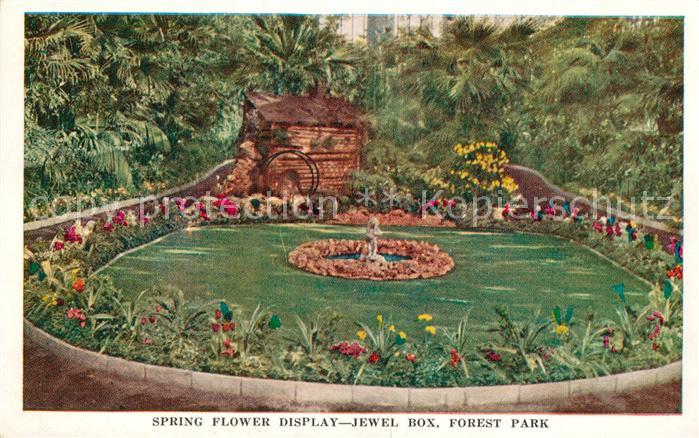 Saint Louis Missouri Spring Flower Display Jewel Box Forest Park