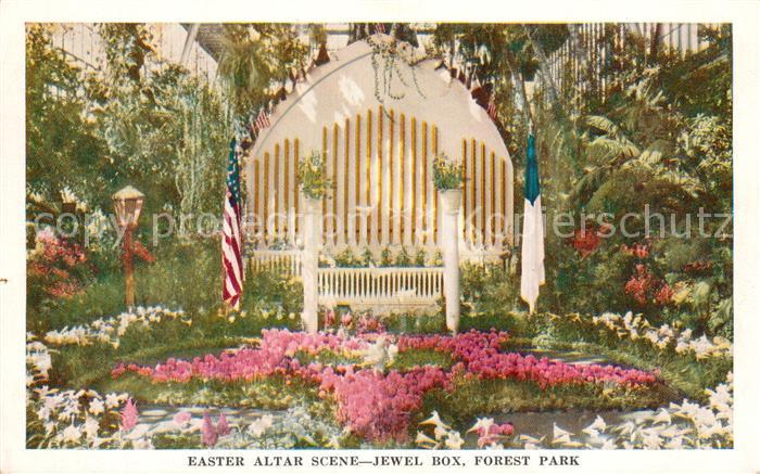 St Louis Missouri Easter Altr Scene Jewel Box Forest Park