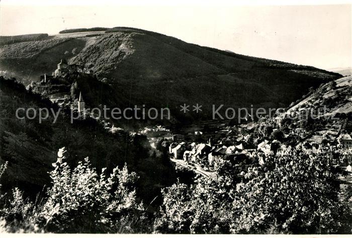 Vianden Promenade Homericht Landschaftspanorama