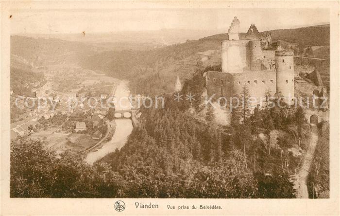 Vianden Vue prise du Belvedere