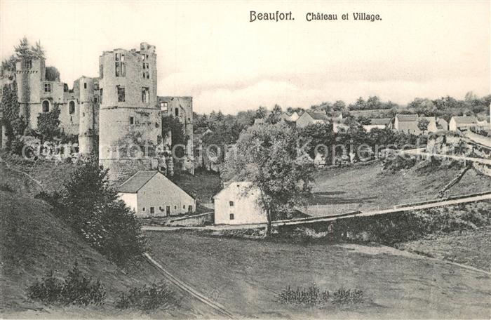 Beaufort Befort Luxembourg Chateau et Village