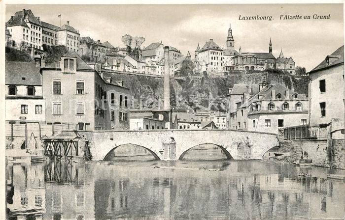 Luxembourg Luxembourg Alzette au Grund