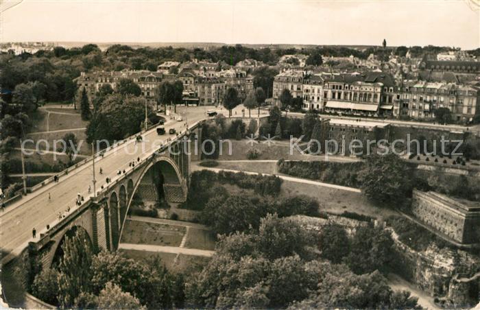 Luxembourg Luxembourg Pont Adolphe et vue partielle sur la Ville