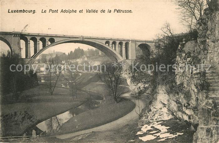 Luxembourg Luxembourg Le Pont Adolphe et Vallee de la Petrusse