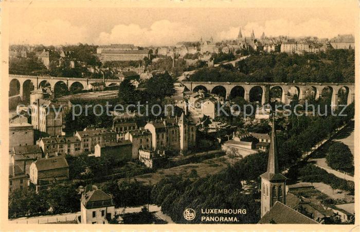 LUXEMBOURG  Luxemburg Panorama avec viaduc
