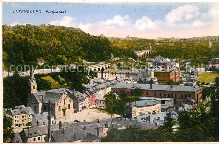 Luxembourg Luxembourg Pfaffenthal Panorama