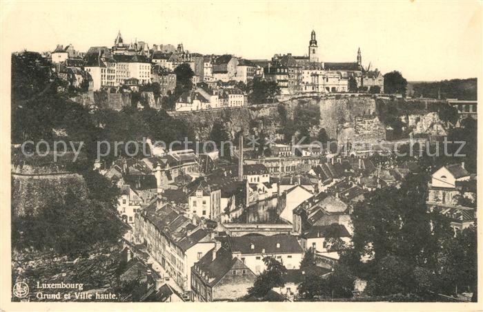 LUXEMBOURG  Luxemburg Grund et Ville Haute