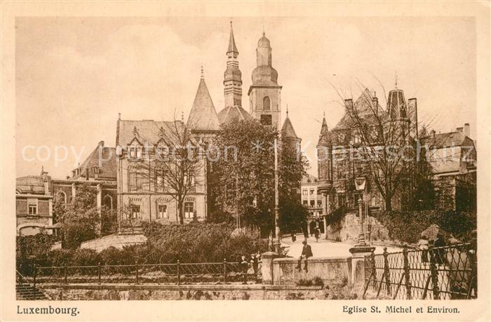 Luxembourg Luxembourg Eglise St Michel et Environ