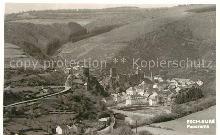 Esch-sur-Sure Vue generale aerienne