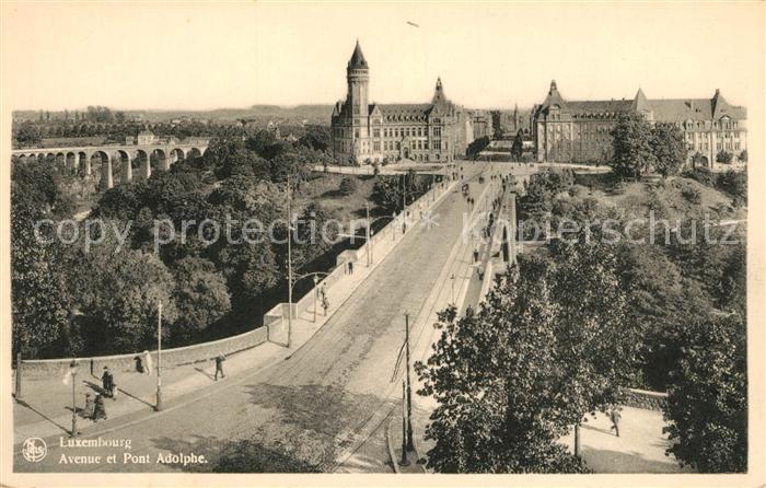 Luxembourg Luxembourg Avenue et Pont Adolphe