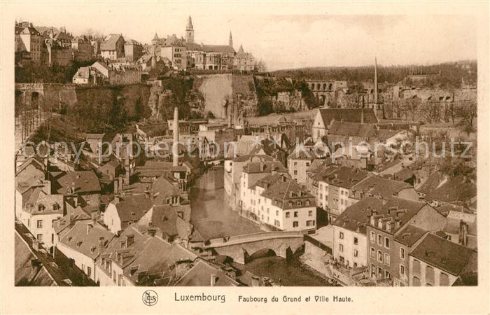 Luxembourg Luxembourg Faubourg du Grund et Ville Haute