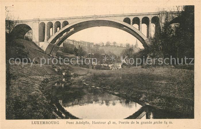 LUXEMBOURG  Luxemburg Pont Adolphe Bruecke