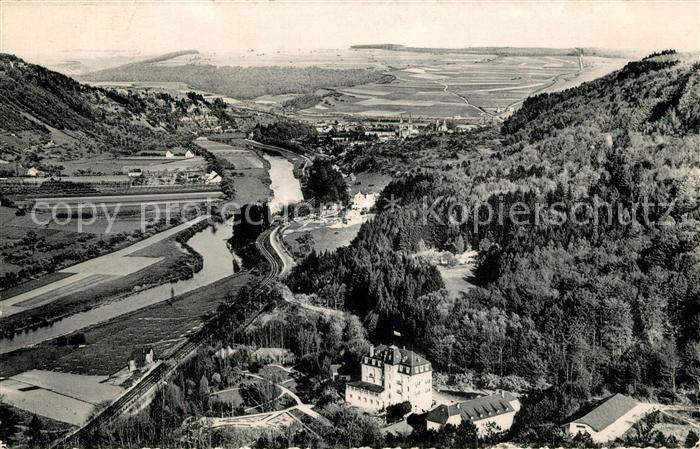 Echternach Vallee de la Sure Petite Suisse Luxembourgeoise vue aérienne