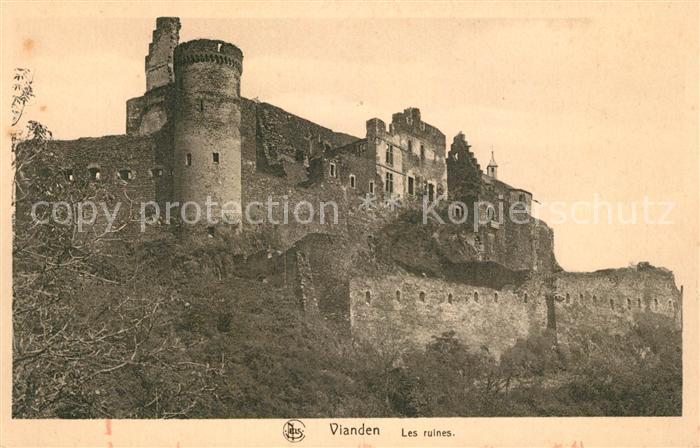 Vianden Les ruines