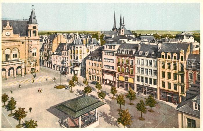 Luxembourg Luxembourg Place d’Armes et vue sur la ville