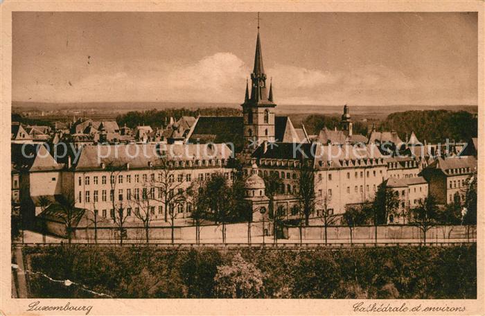 LUXEMBOURG  Luxemburg Cathedrale et environs