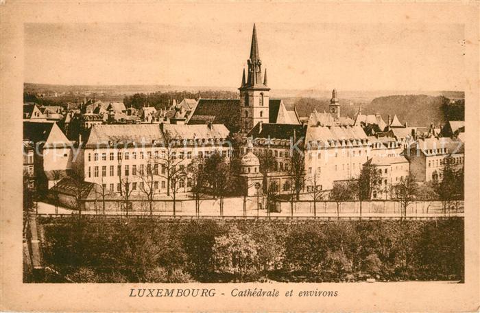 Luxembourg Luxembourg Cathedrale et environs