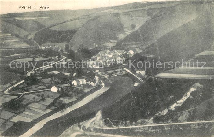 Esch-sur-Sure Vue generale aerienne