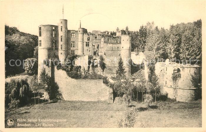 Beaufort Befort Luxembourg Les Ruines