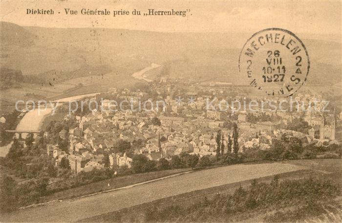 Diekirch Vue generale prise du Herrenberg