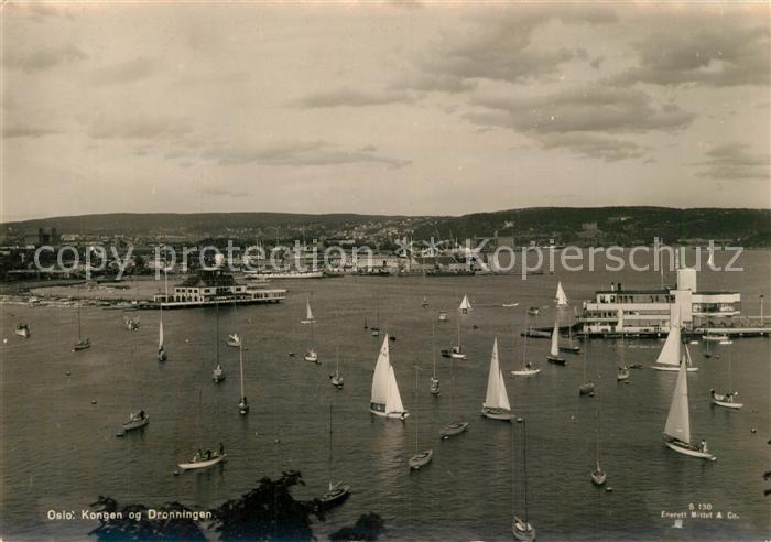 Oslo Norwegen Kongen og Dronningen