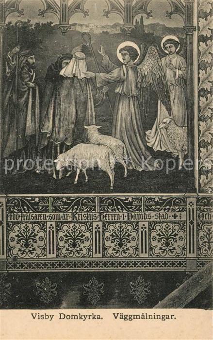 Visby Domkyrka Vaeggmalningar