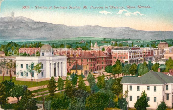 Reno Nevada Busisess Section Mt. Peavine
