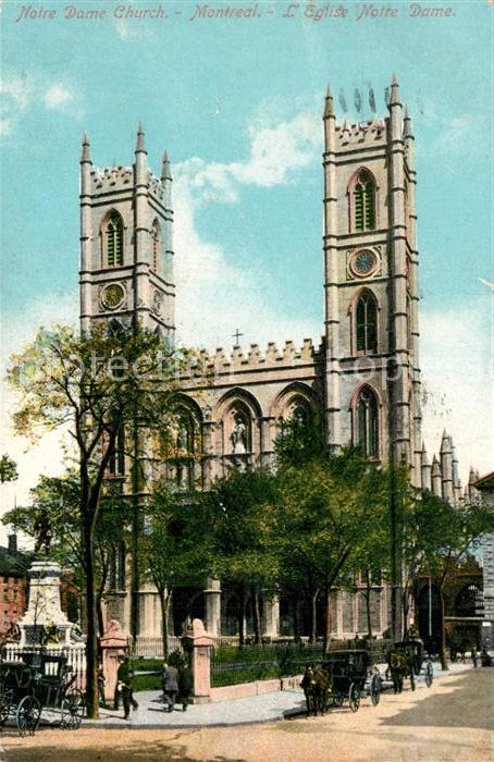 Montreal Quebec Notre Dame Church