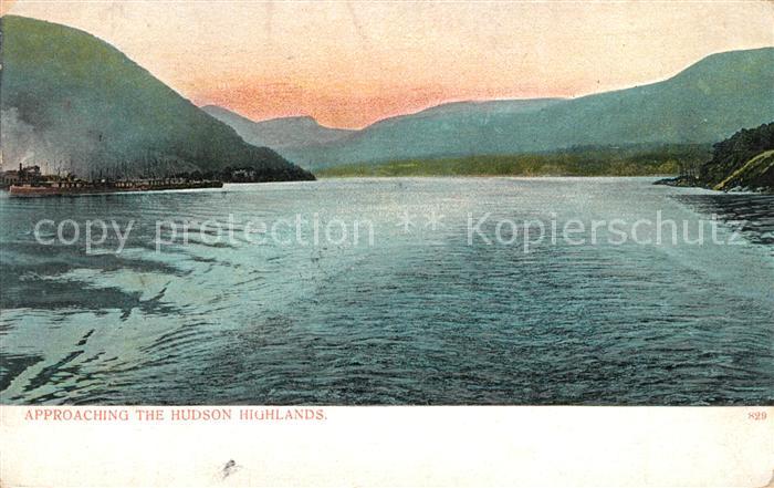 Albany New York Aproaching the Hudson