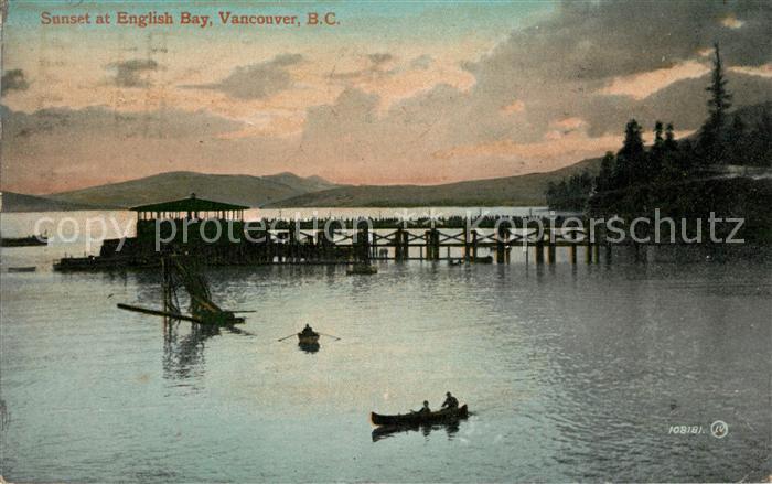 Vancouver British Columbia Sunset at Englisch Bay