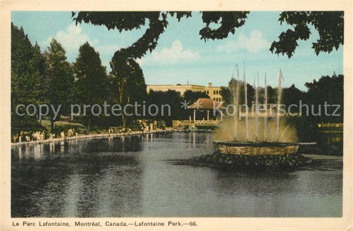 Montreal Quebec Le Parc Lafontaine