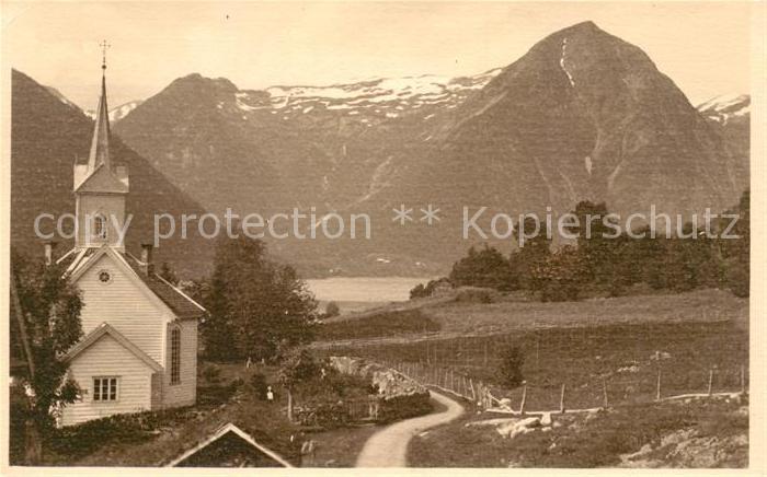 Balestrand Kirchenpartie