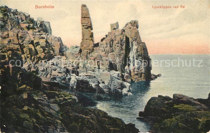 Bornholm Lyseklippen ved Ro
