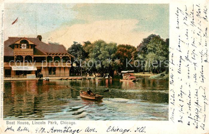 Chicago Illinois Boat House Lincoln Park