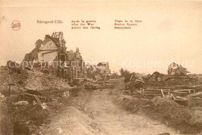NIEUPORT Nieuwpoort West-Vlaanderen Belgie Apres la Guerre
