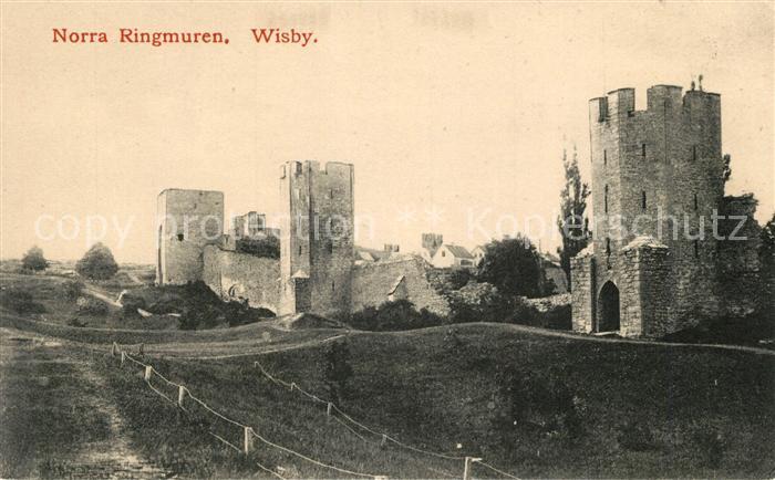 Visby Wisby Norra Ringmuren
